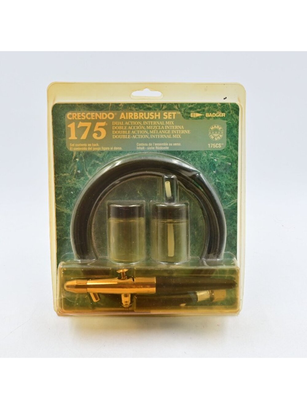 Badger Crescendo 175CS Airbrush Set Dual Action Internal Mix New Sealed